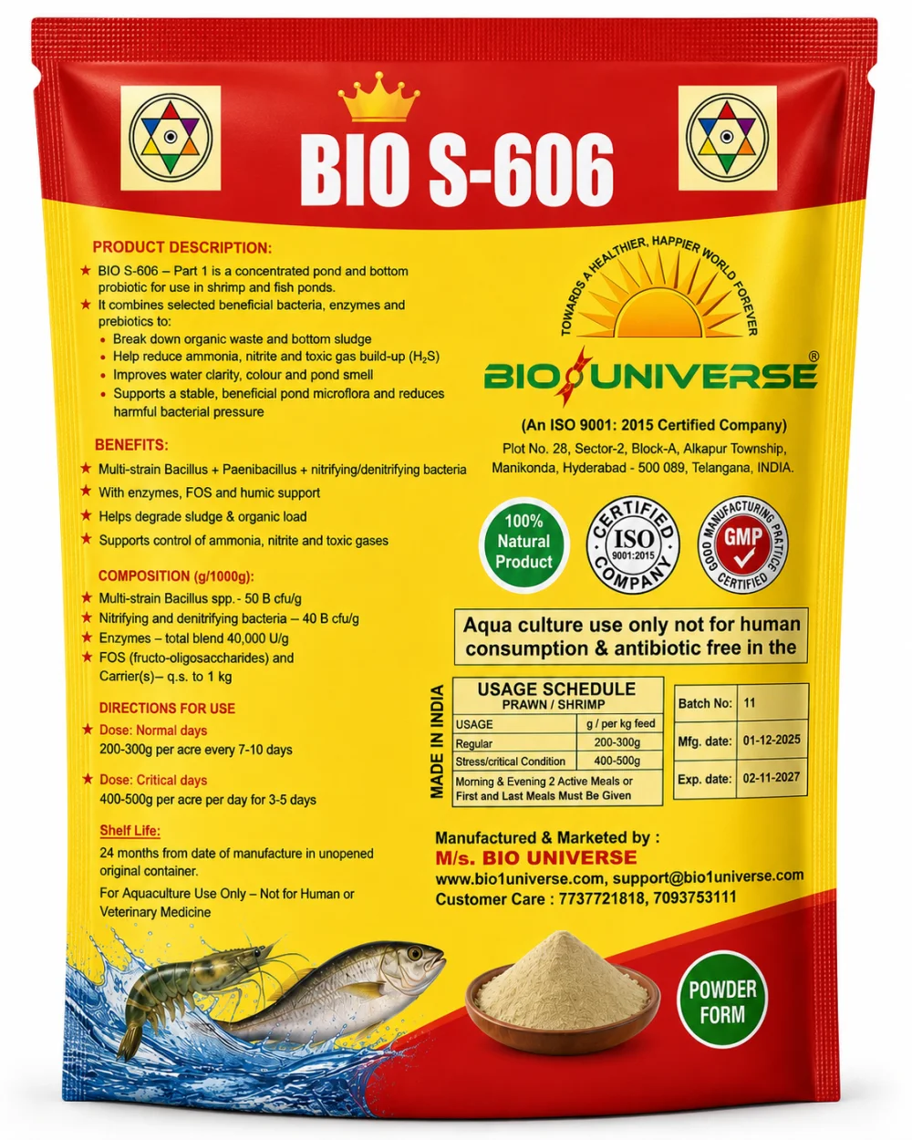 BIO S-606 — Pond & Bottom Probiotic